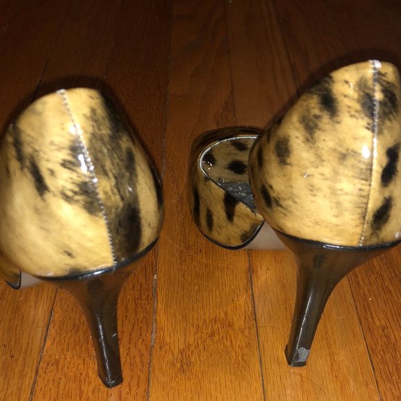 Jessica Simpson Josette Leopard d'Orsay Peep Pump - Picture 5 of 5